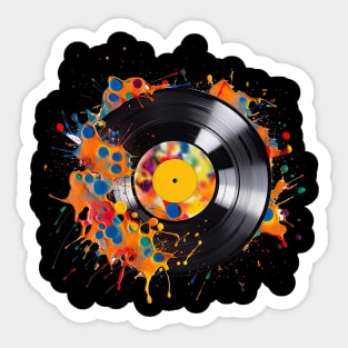 Record Album Sticker